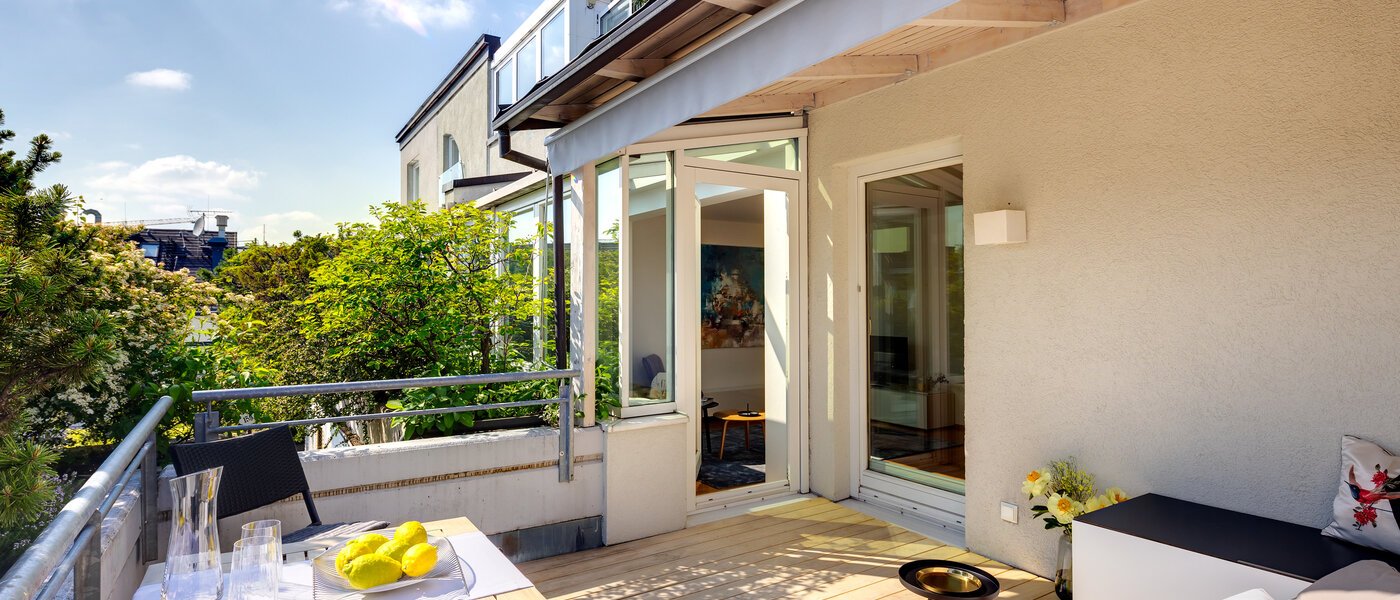 Tagterrasse-lejlighed München Maxvorstadt - Westen 02 Tagterrasse 13461