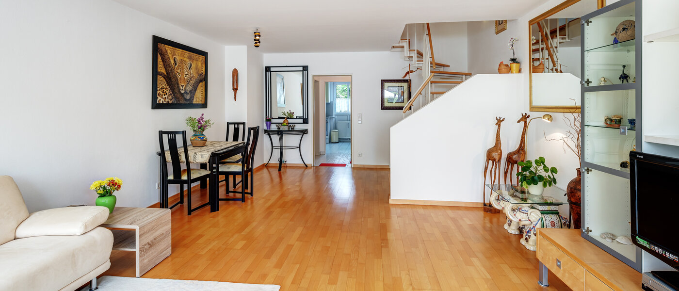 Apartamento maisonette München Waldperlach 03 Área de estar 13502