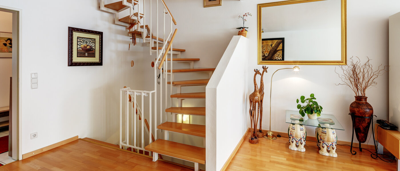 Apartamento maisonette München Waldperlach 04 Área de estar 13502