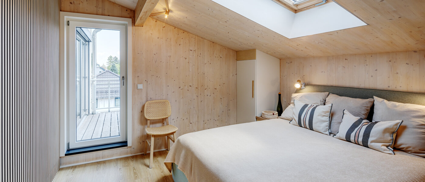 Мансардна квартира München Berg am Laim 01 Спальня 13504