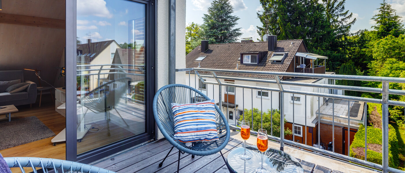 Мансардна квартира München Berg am Laim 01 1-а тераса на даху 13504