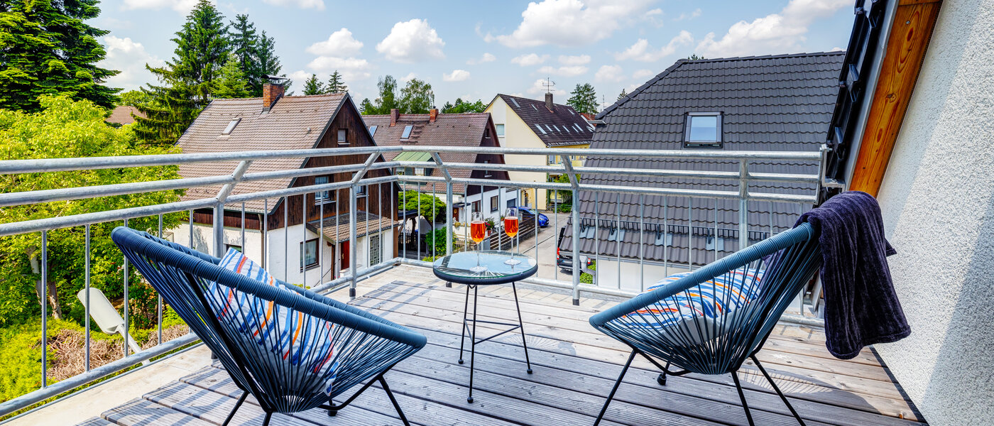 Мансардна квартира München Berg am Laim 02 1-а тераса на даху 13504