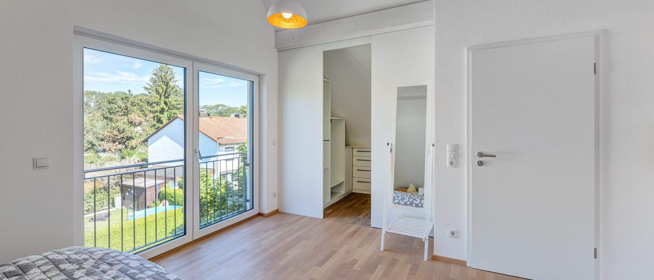 Dvostanovanjska hiša München Kirchtrudering 04 Spalnica 13512