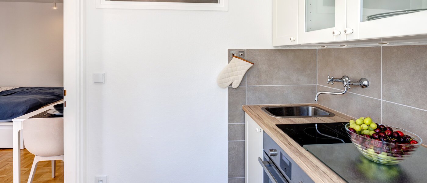 Плоский München Harlaching 03 Кухня 13522