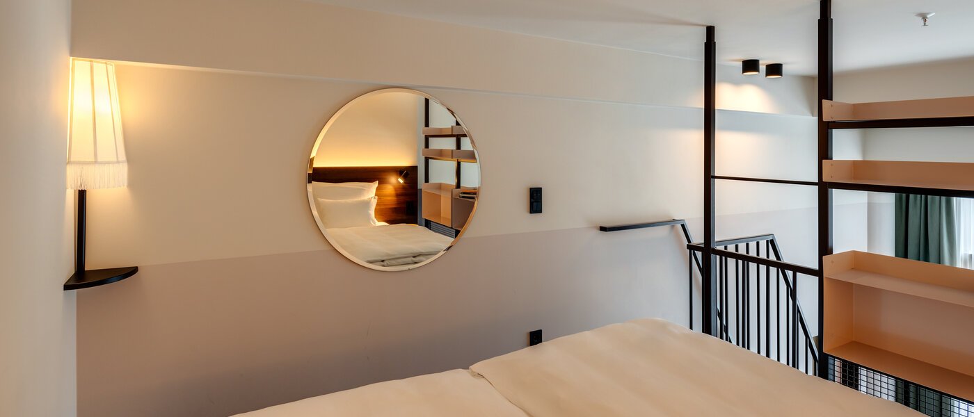 Apartamento maisonette München Neuperlach 03 Área de dormir 13534