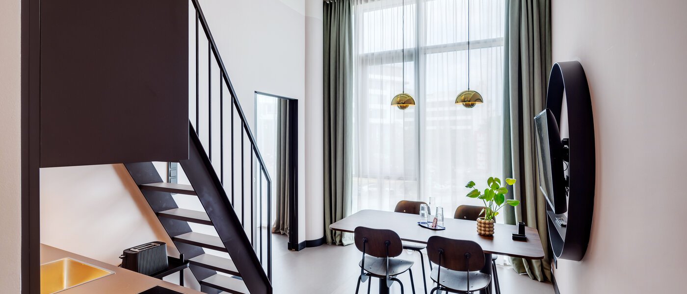 Apartamento maisonette München Neuperlach 02 Área de refeições 13534