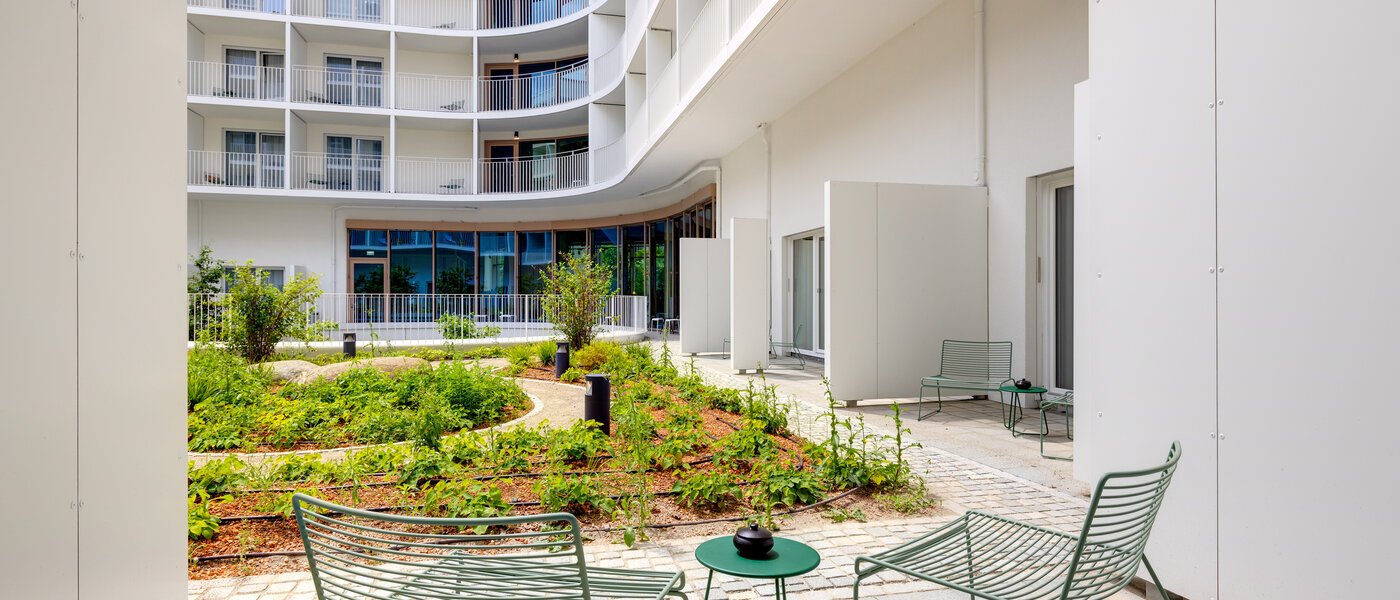 Maisonette lakás München Neuperlach 02 Terasz 13537