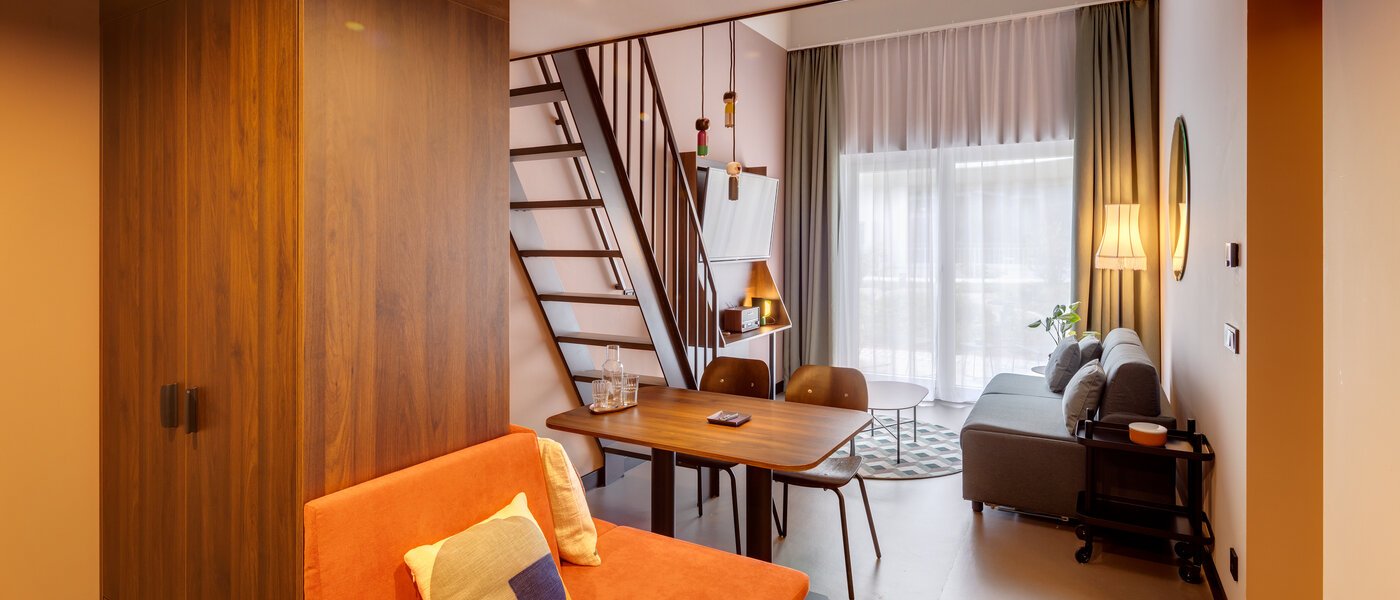 Maisonette lakás München Neuperlach 02 Nappali 13537