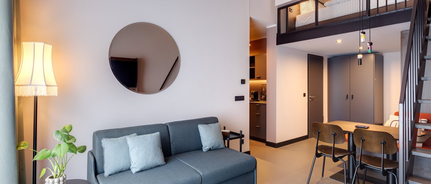 Maisonette lakás München Neuperlach 05 Nappali 13537