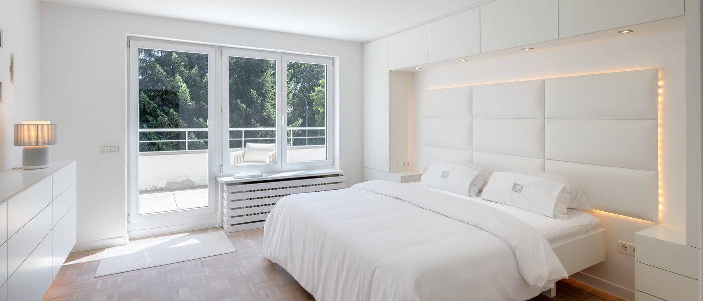 펜트하우스 플랫 Unterhaching 01 침실 13549