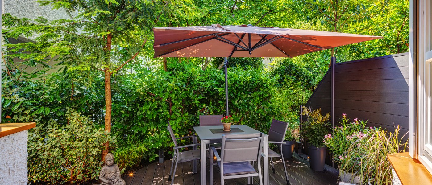 플랫 München Nymphenburg 01 테라스 13556