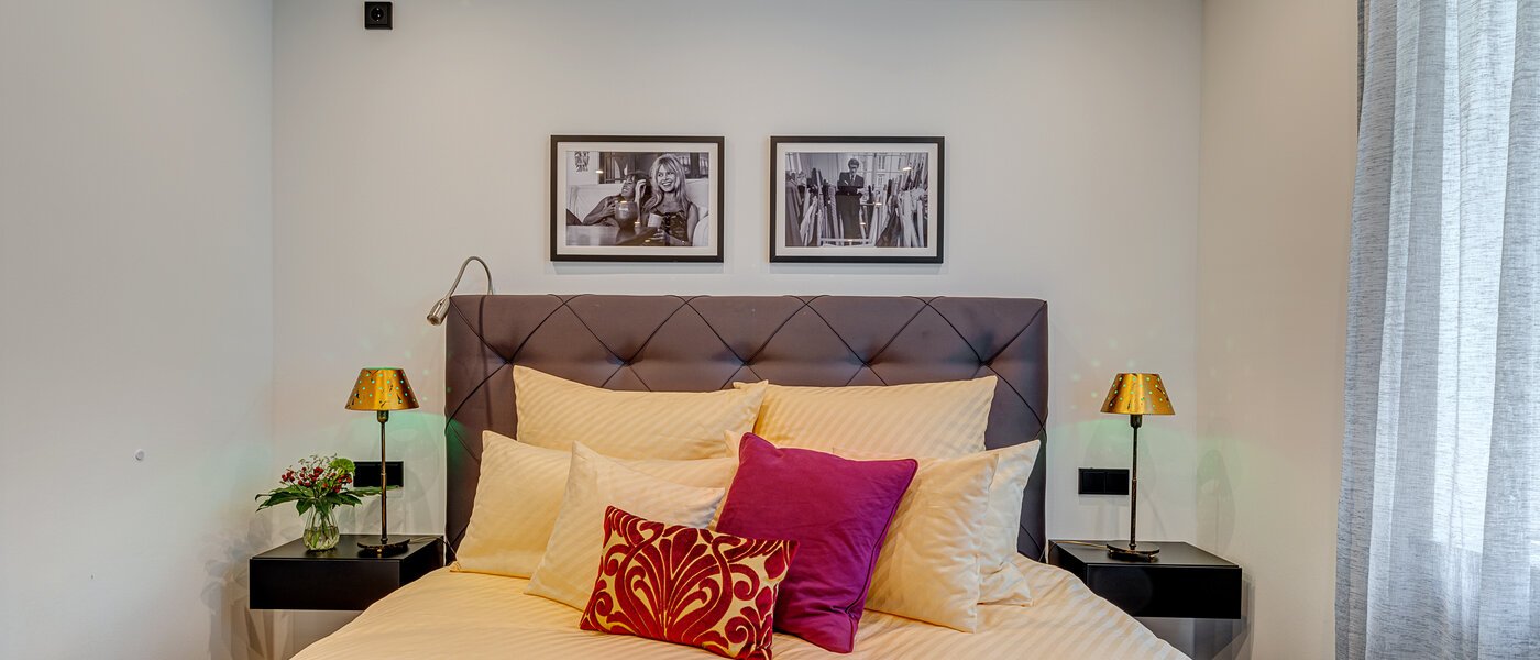 플랫 München Nymphenburg 02 침실 13556