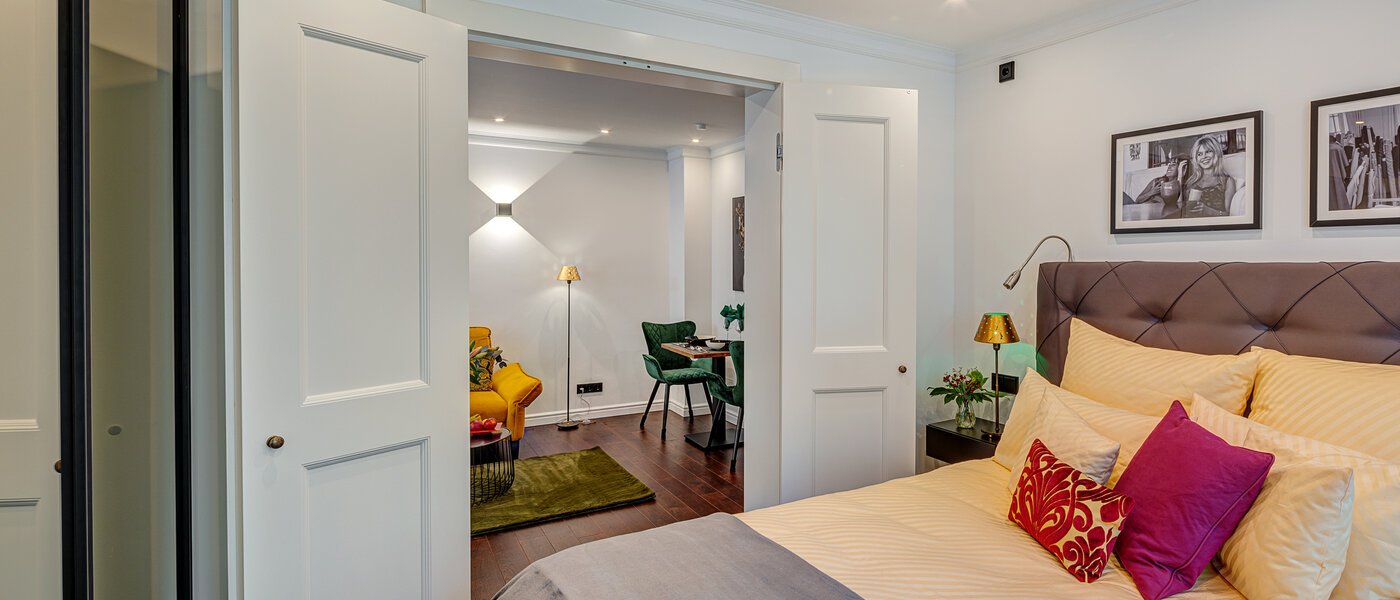 플랫 München Nymphenburg 04 침실 13556