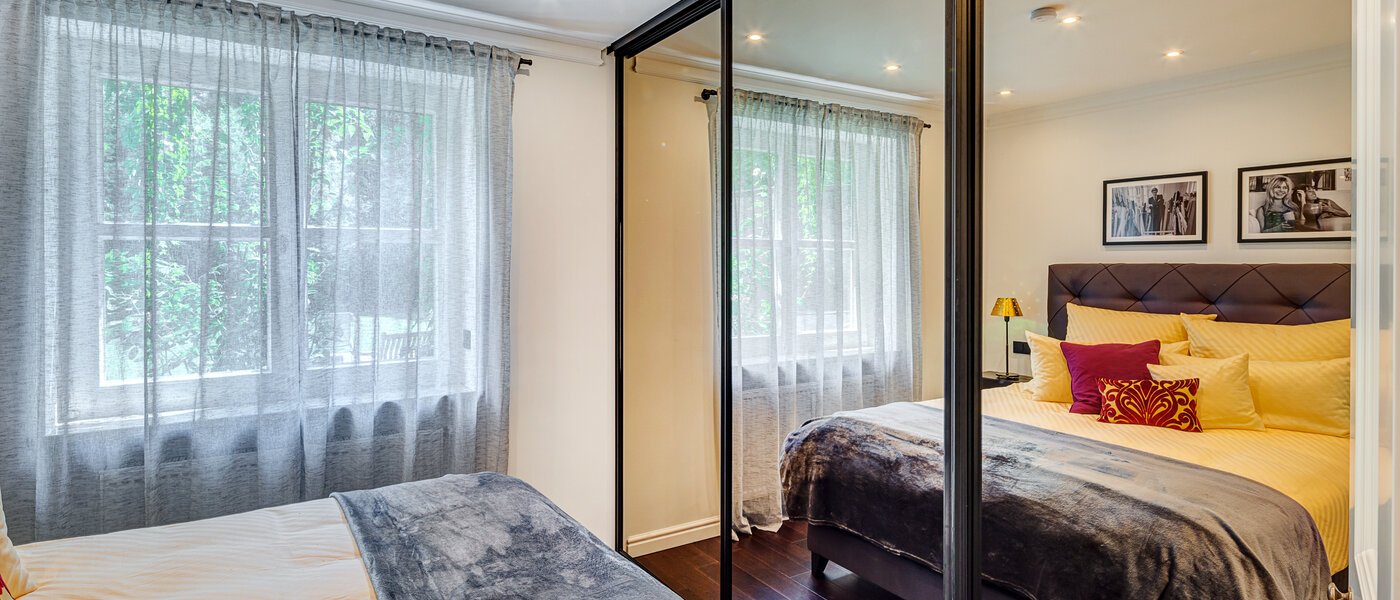 플랫 München Nymphenburg 05 침실 13556