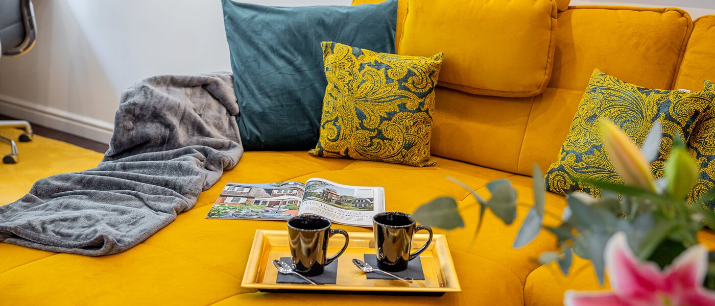 플랫 München Nymphenburg 08 거실 공간 13556