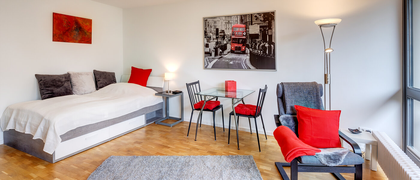 Ravna stran München Schwabing-West (rund um den Hohenzollernplatz) 01 Dnevni prostor 13567