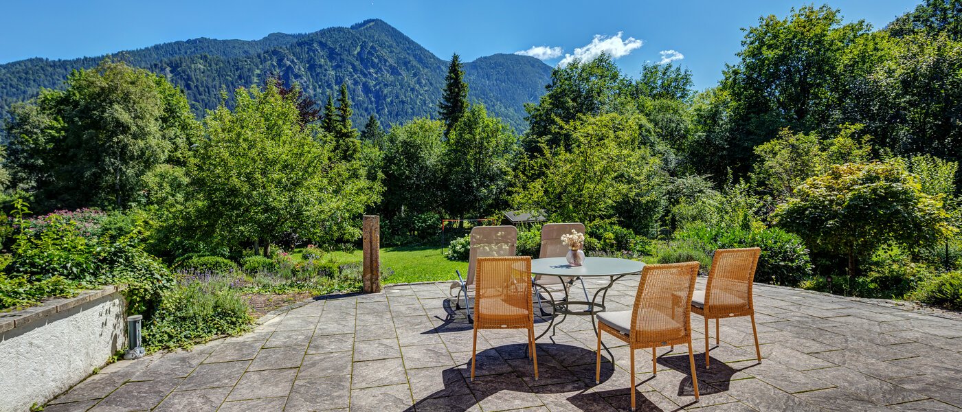 Lejlighed i haven Schliersee 02 Terrasse 13576