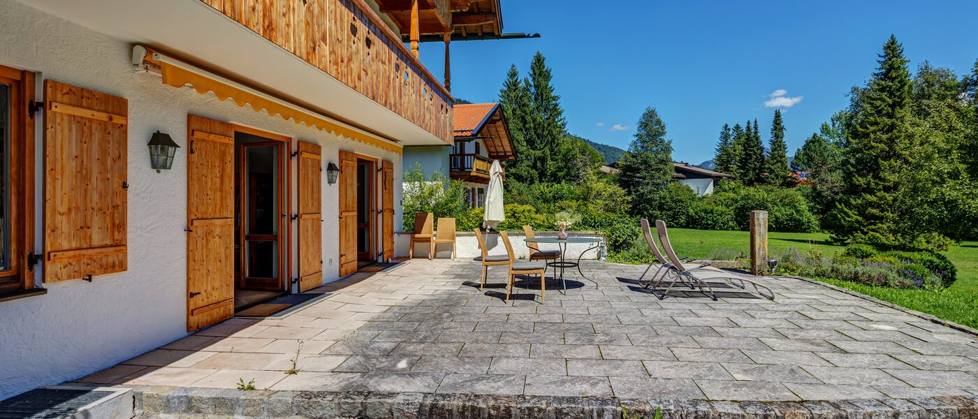 Lejlighed i haven Schliersee 03 Terrasse 13576