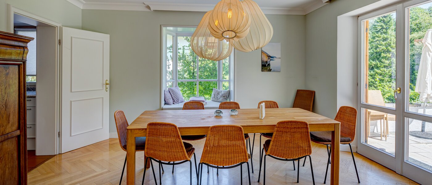 Lejlighed i haven Schliersee 01 Spisestue 13576