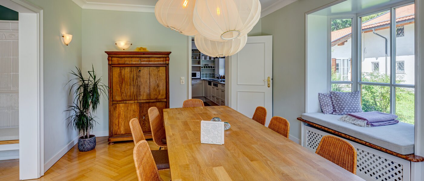 Lejlighed i haven Schliersee 04 Spisestue 13576