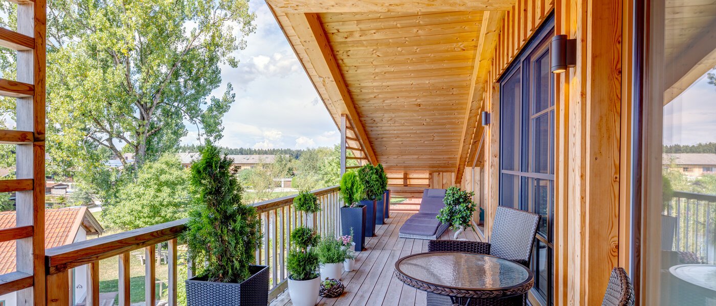 Vindsvåning Holzkirchen 01 Balkong 13582