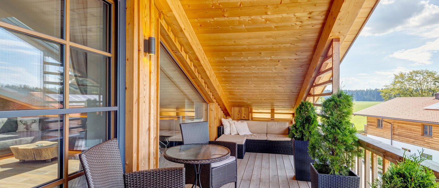 Vindsvåning Holzkirchen 02 Balkong 13582