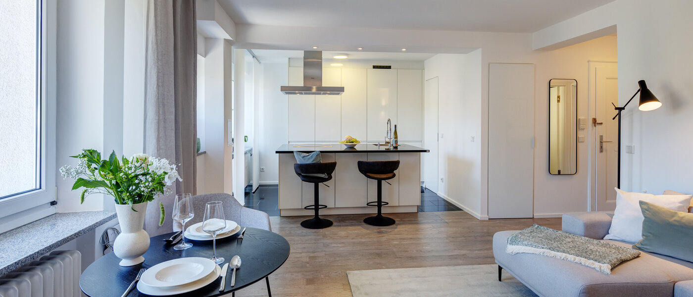 Επίπεδη München Bogenhausen 04 Καθιστικό 13604