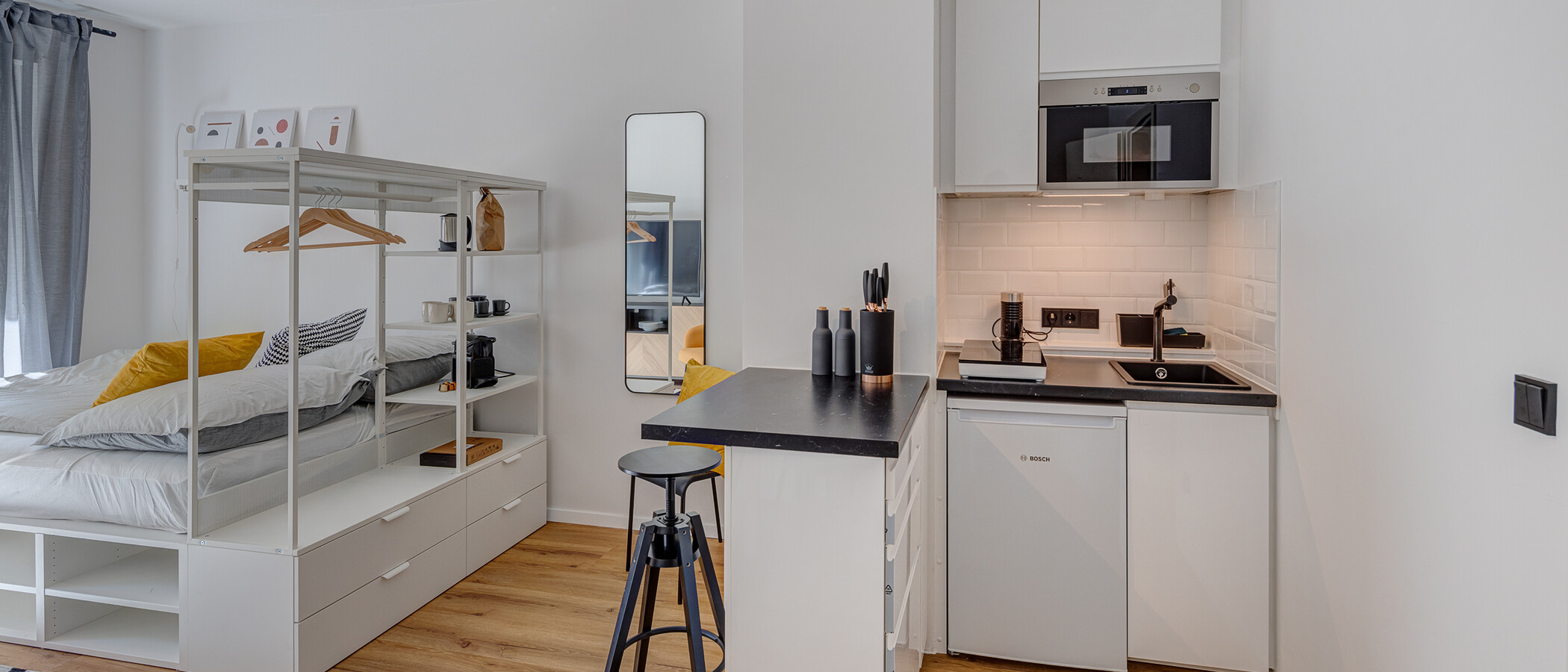 Flat München Nymphenburg 01 Kjøkken 13624