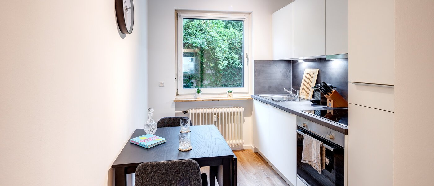 Плоский München Fasanerie 01 Кухня 13634