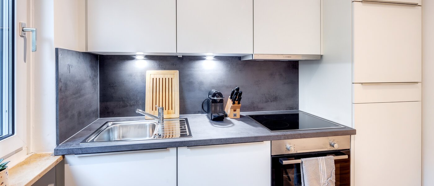 Плоский München Fasanerie 02 Кухня 13634