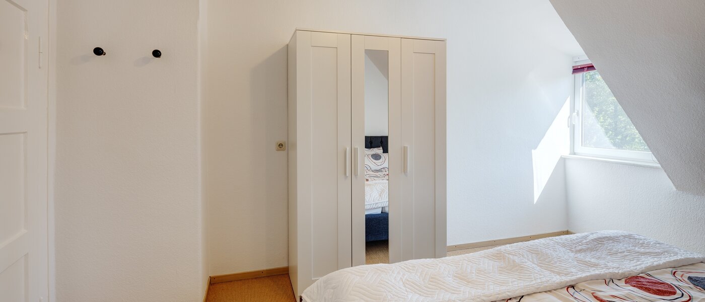 Podkrovní byt München Nymphenburg 03 Ložnice 13654