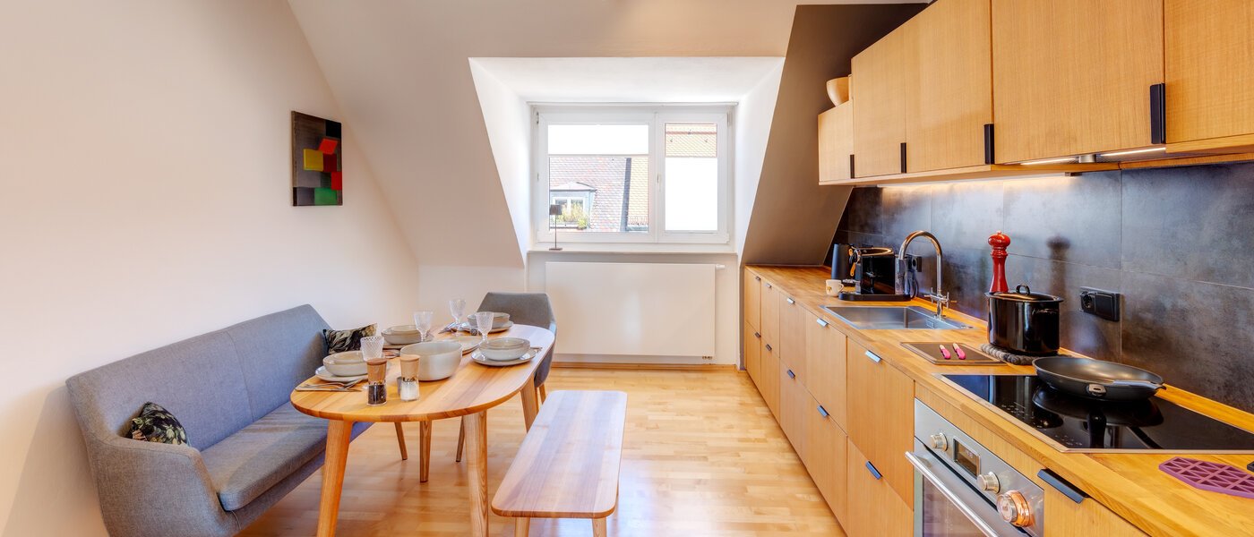 Ploché München Glockenbachviertel 04 Kuchyně 13655