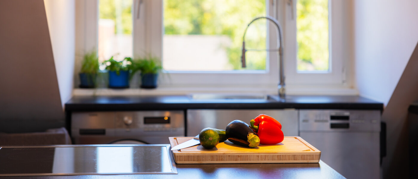 Lägenhet med takterrass München Ramersdorf 02 Kök 13657