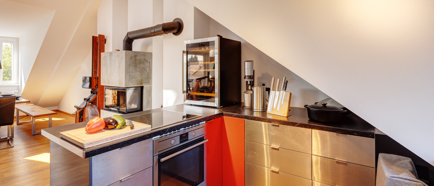 Lägenhet med takterrass München Ramersdorf 03 Kök 13657