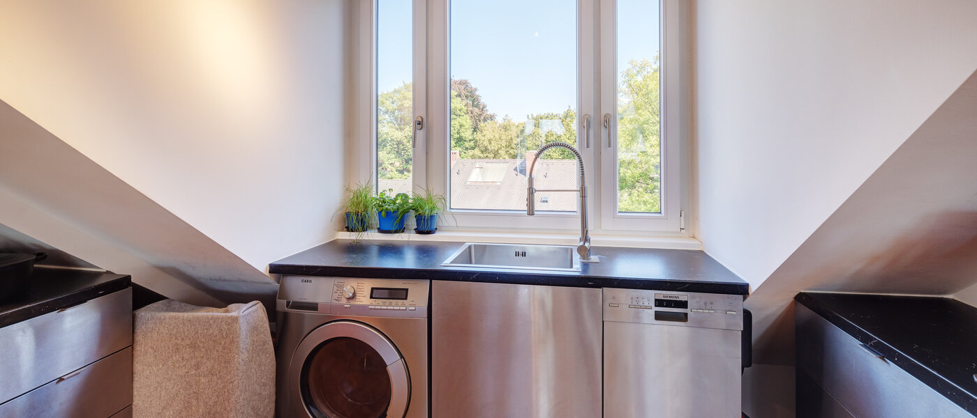 Lägenhet med takterrass München Ramersdorf 04 Kök 13657