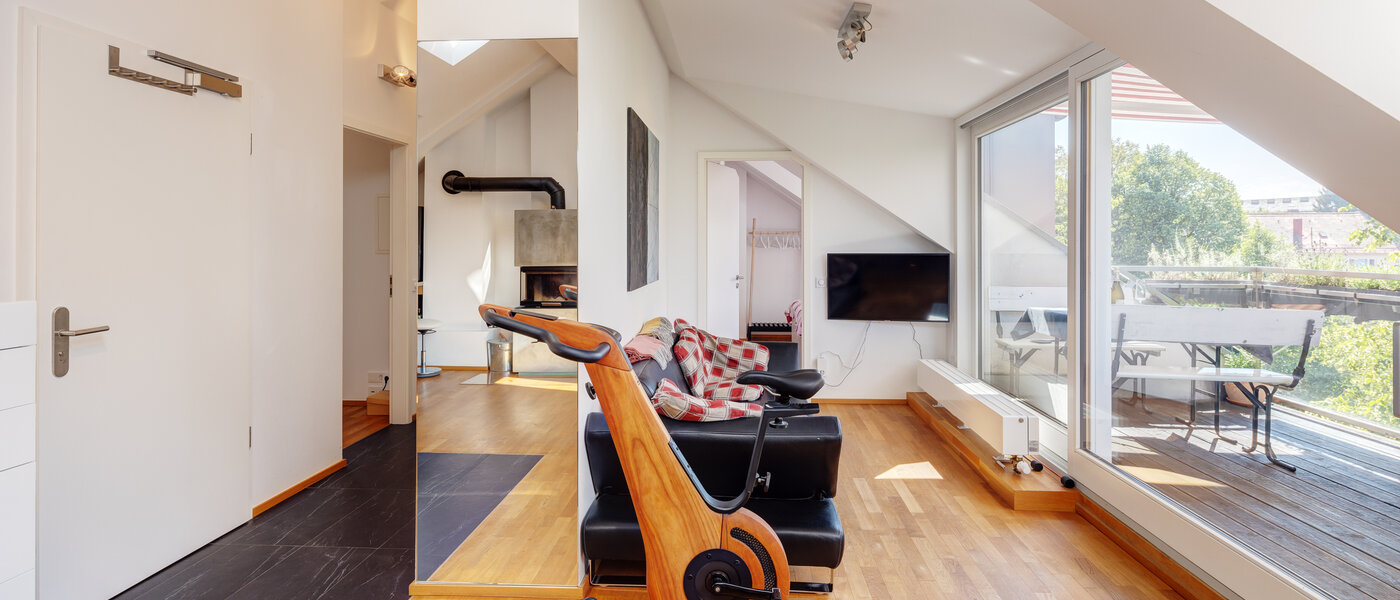 Lägenhet med takterrass München Ramersdorf 03 Vardagsrum 13657