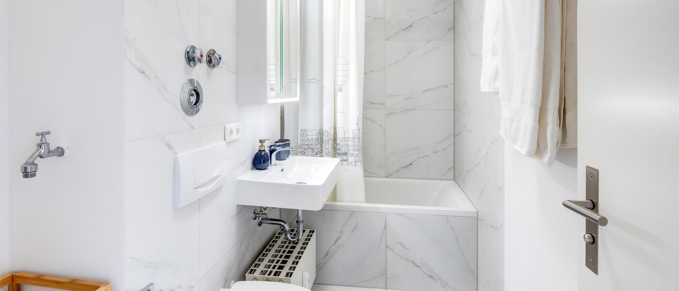 Çatı teraslı daire München Neuperlach 01 Banyo 13658