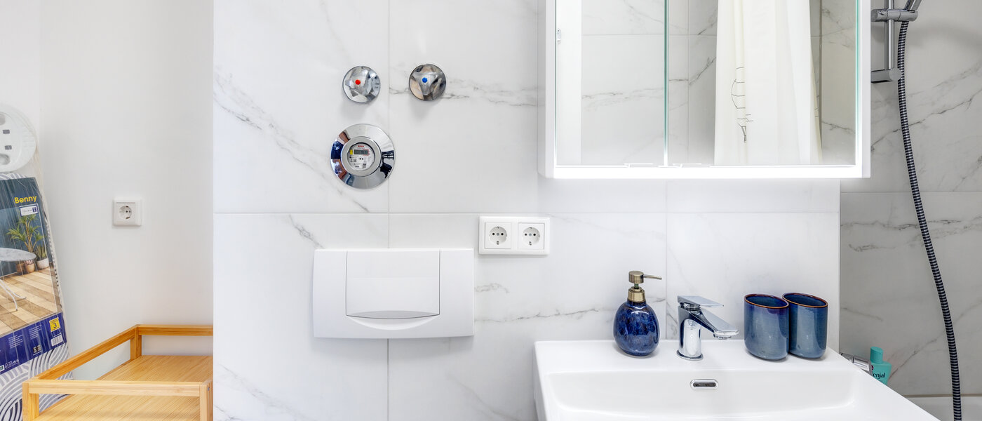 Çatı teraslı daire München Neuperlach 02 Banyo 13658