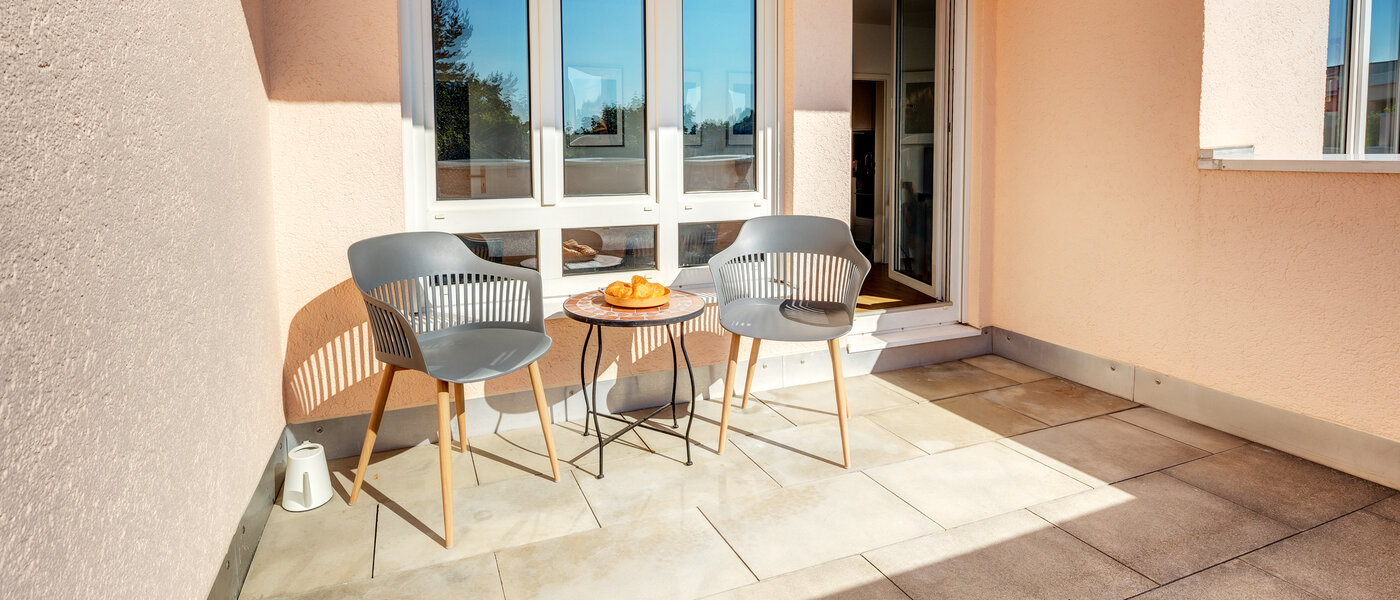 Çatı teraslı daire München Neuperlach 01 Çatı terası 13658