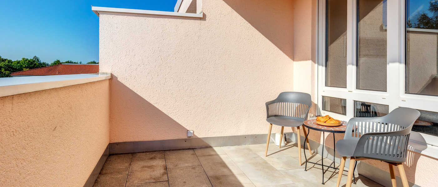 Çatı teraslı daire München Neuperlach 02 Çatı terası 13658