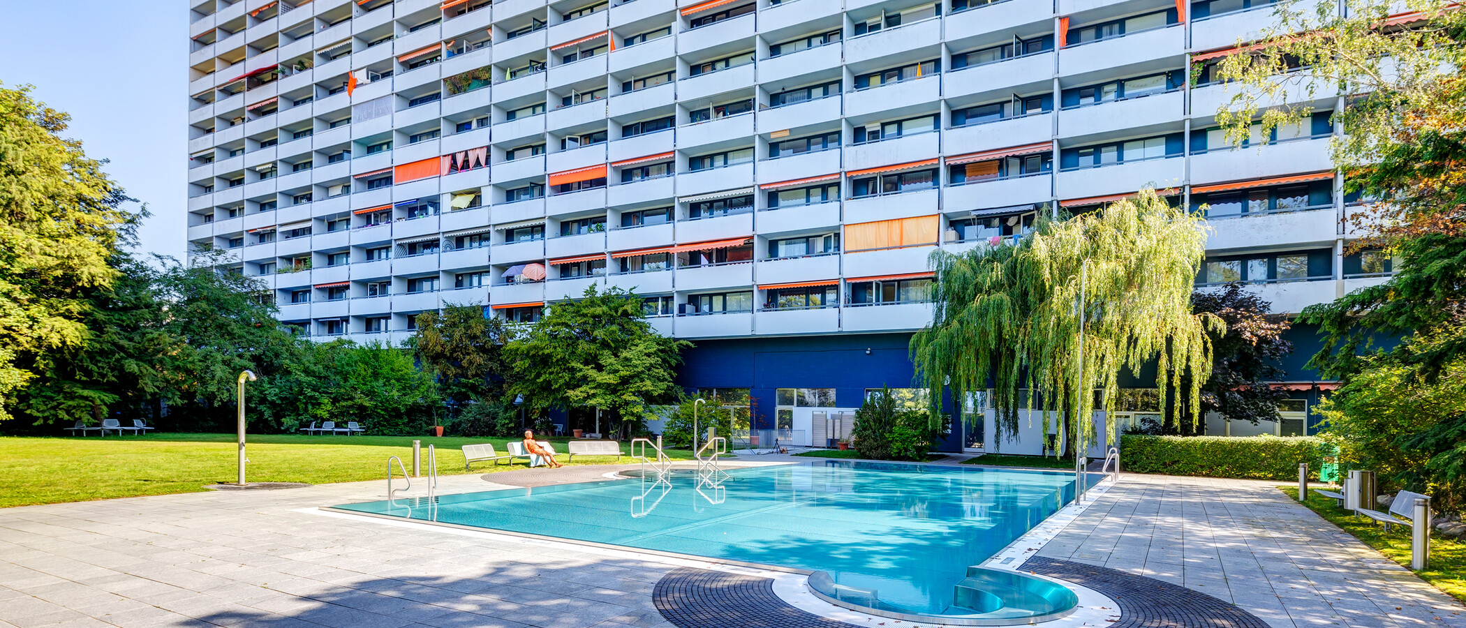 Плоский München Parkstadt Solln 01 Басейн 13660