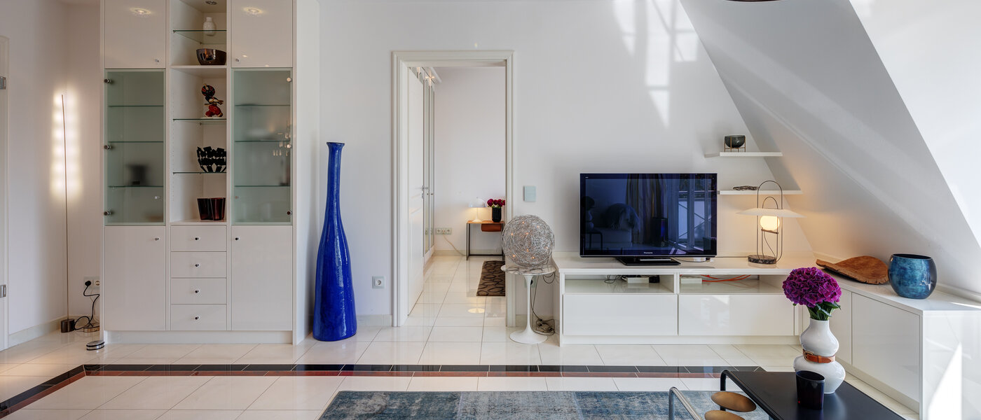 다락방 평면 München Solln 06 거실 13669