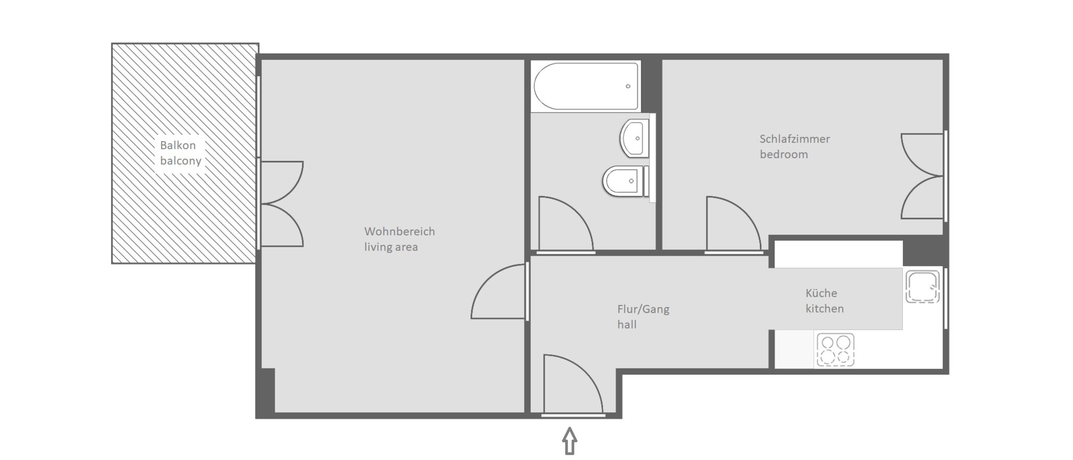 Flat Unterhaching 01 Planløsning 13690