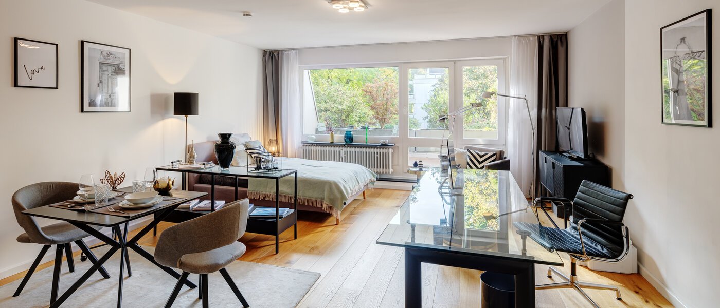 Ravna stran München Solln 01 Dnevni prostor 13691