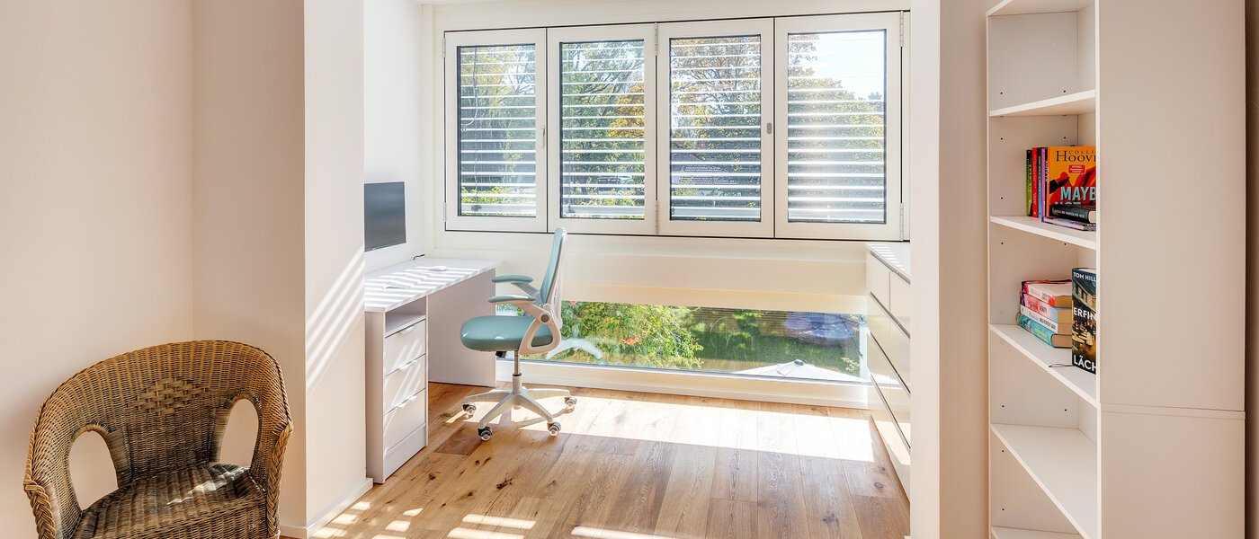 Köşe teraslı ev Eichenau 02 1. yatak odası 13696