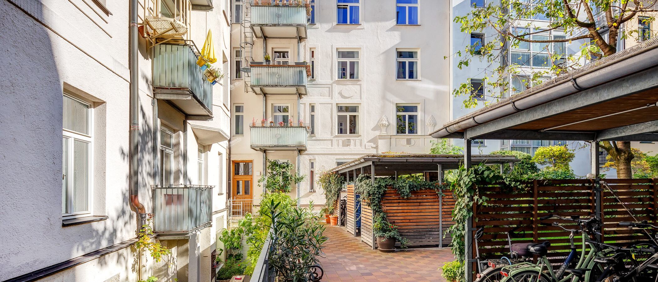 Ploché München Isarvorstadt 02 Vnitřní nádvoří 13699