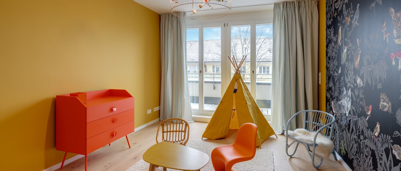 Maisonette lakás München Altbogenhausen 01 Gyermekszoba 13706