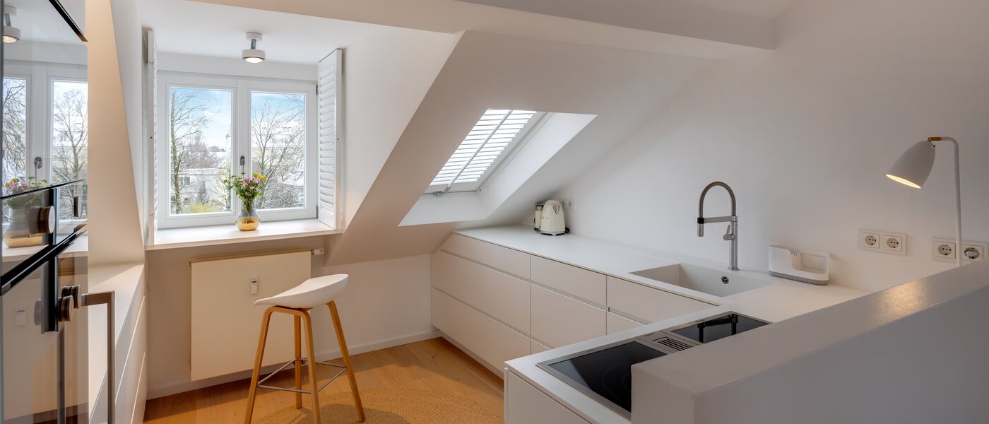 Maisonette lakás München Altbogenhausen 01 Konyha 13706