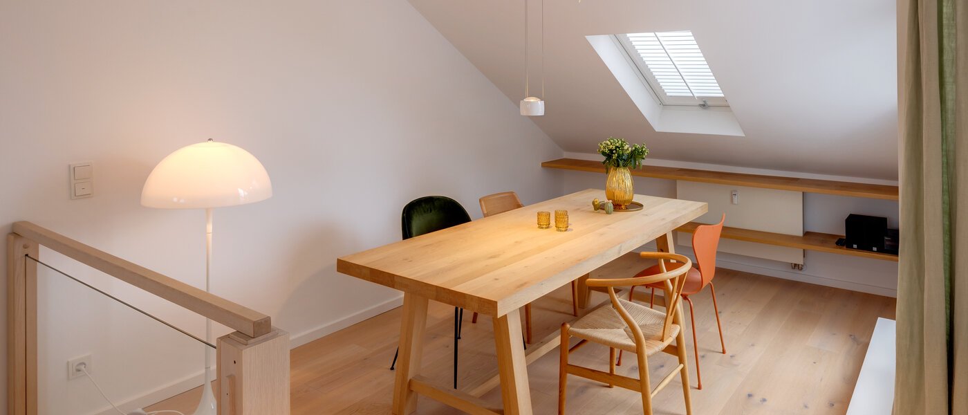 Maisonette lakás München Altbogenhausen 01 Étkező 13706