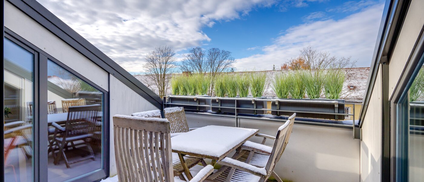 Maisonette lakás München Altbogenhausen 02 Tetőterasz 13706